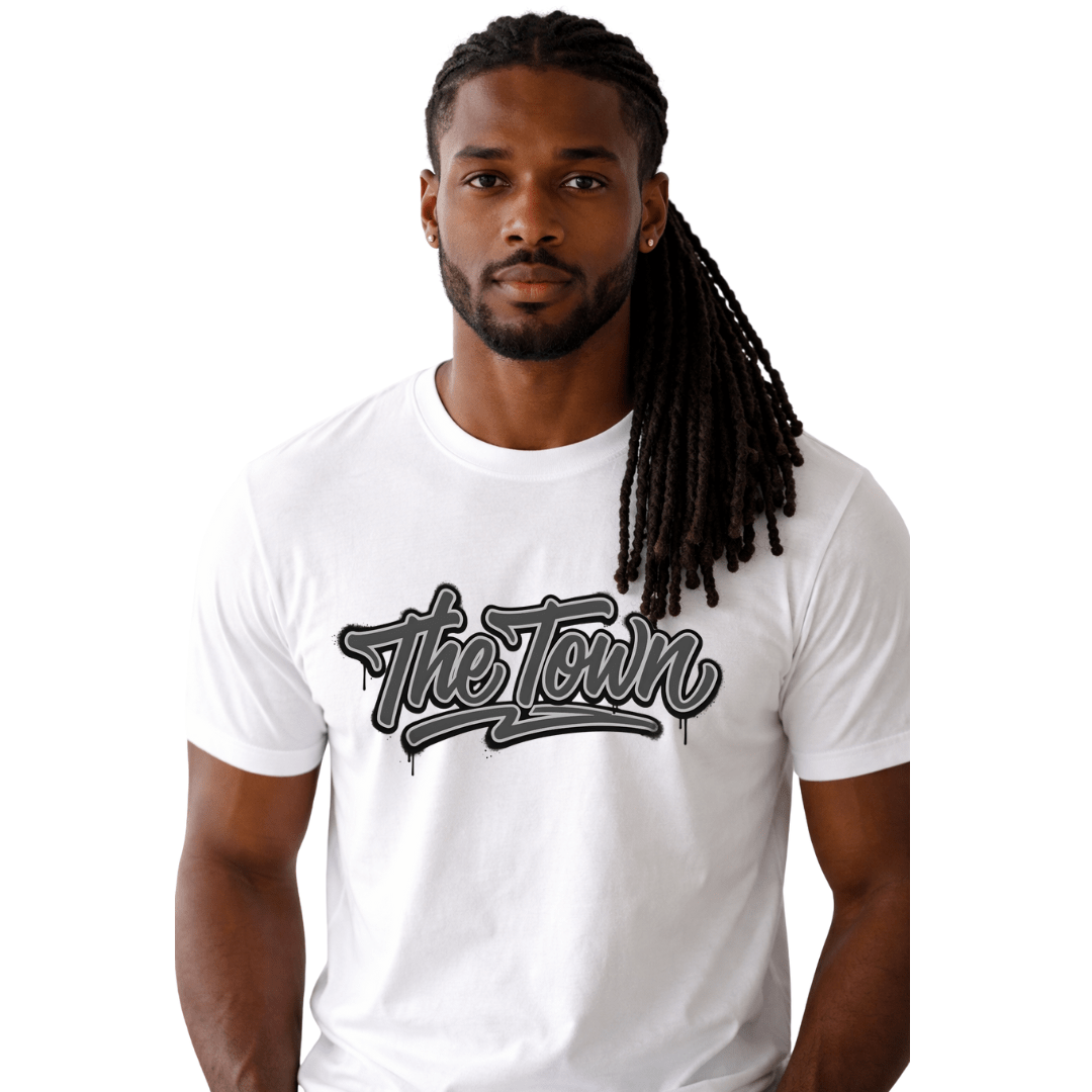 the Town.™ Minimal – White T-Shirt - Jams Custom CreationsJams Custom Creations