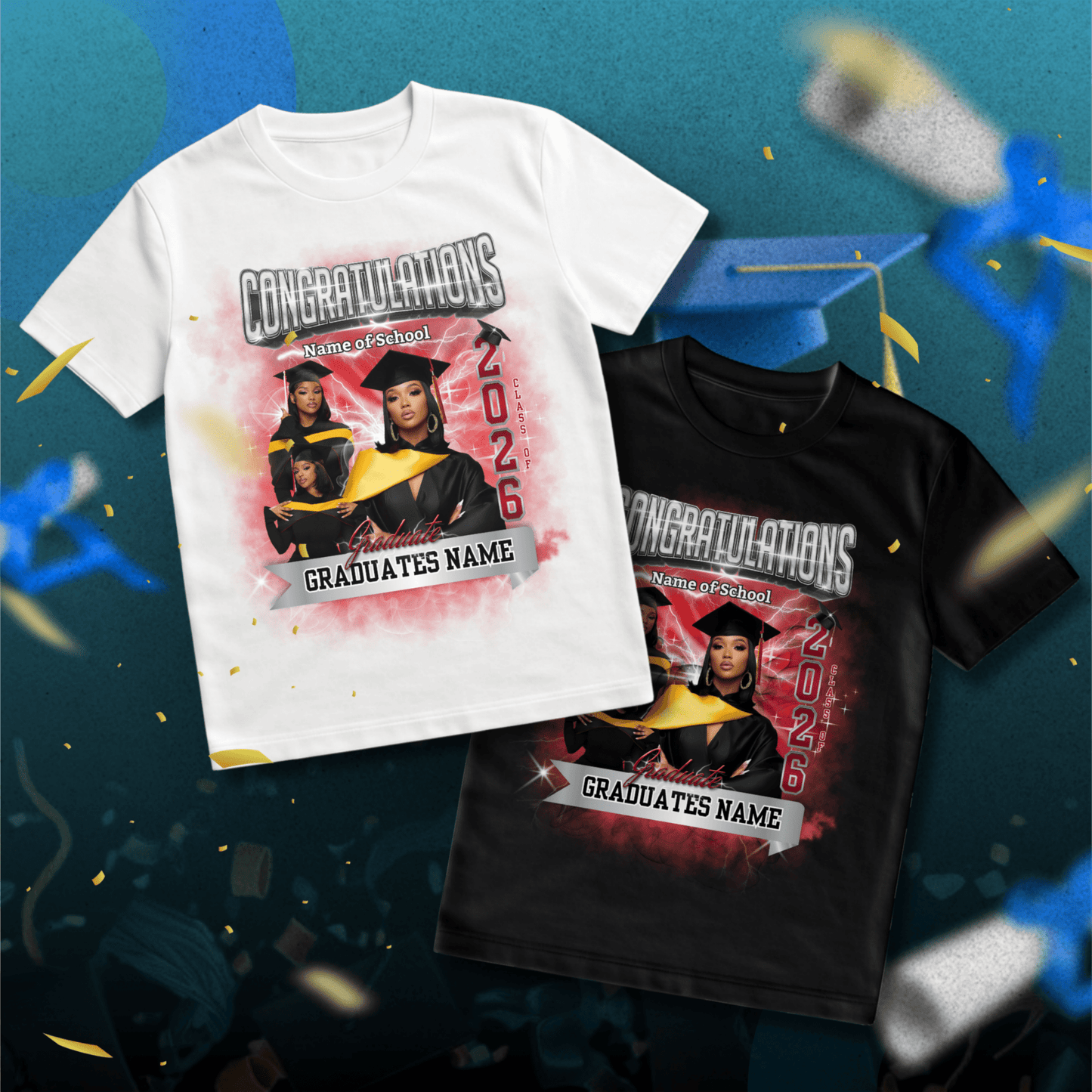 Congratulations Graduate Photo Tee - Jams Custom CreationsJams Custom Creations