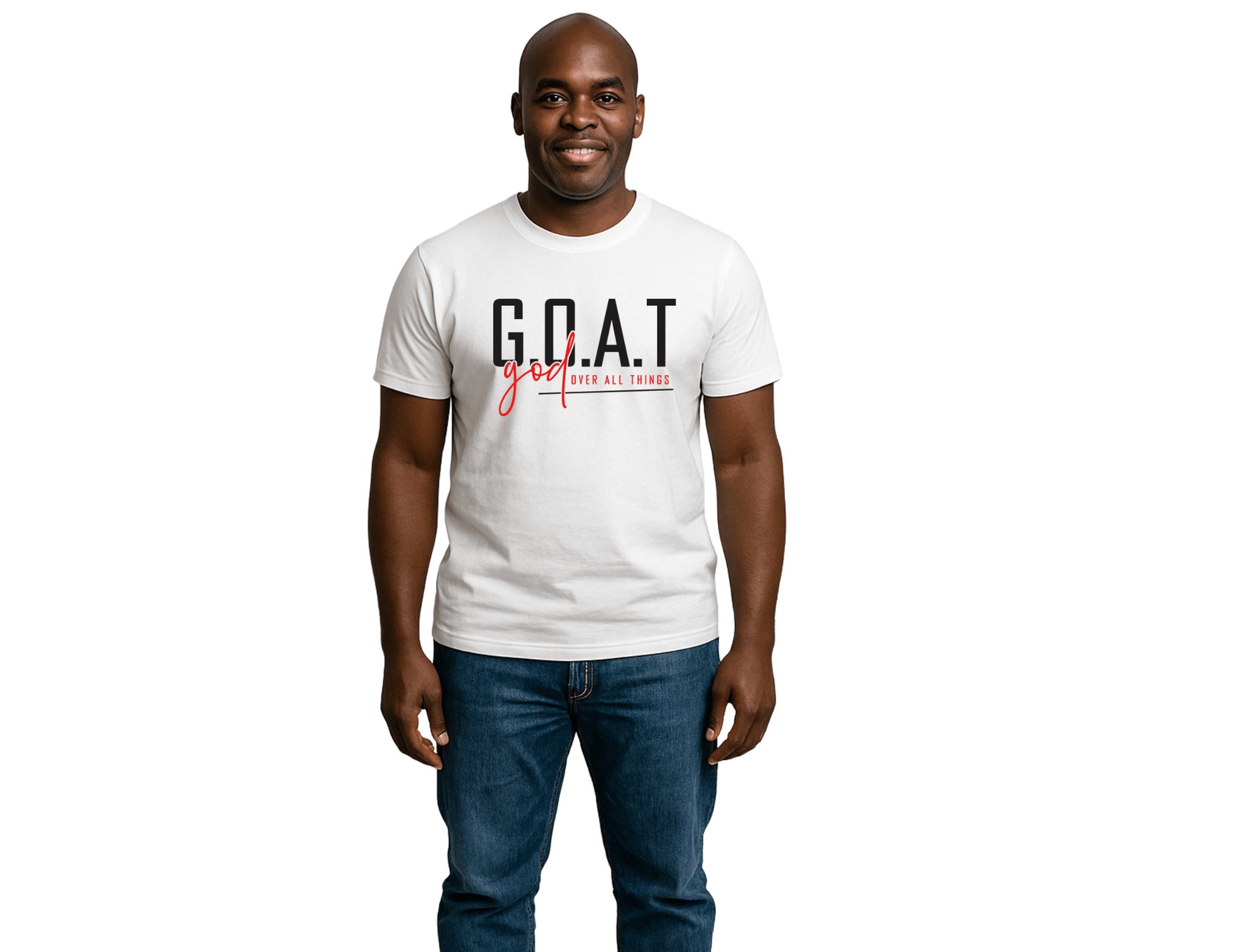 Short Sleeve Mens G.O.A.T - Jams Custom CreationsJams Custom Creations