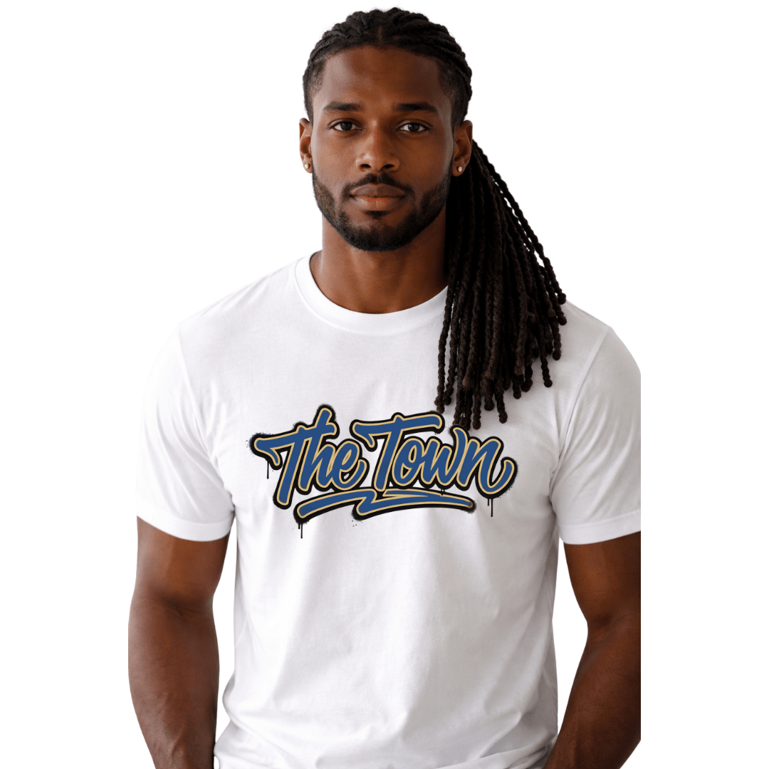 the Town.™ Minimal – White T-Shirt - Jams Custom CreationsJams Custom Creations